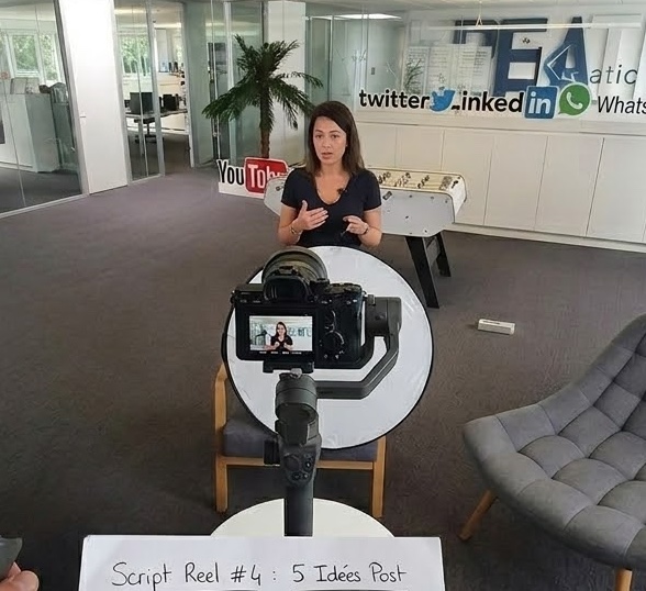 Visuels et vid&eacute;os cr&eacute;&eacute;s par KREATIC pour Facebook, Instagram et LinkedIn