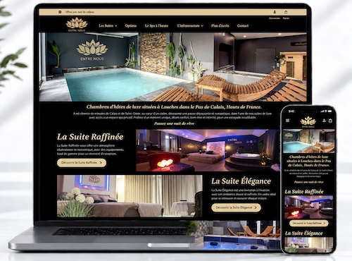 Boutique en ligne Spa Entre Vous cr&eacute;&eacute;e par KREATIC