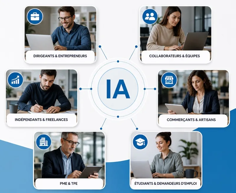 Formateur KREATIC lors d’un atelier IA en entreprise