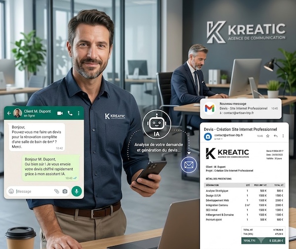 Déploiement progressif de l’intelligence artificielle dans une PME de la région