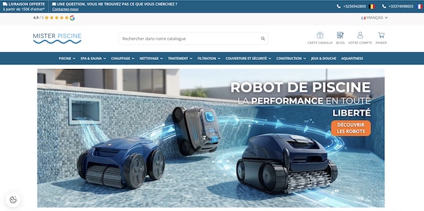 Boutique PrestaShop con&ccedil;ue par KREATIC
