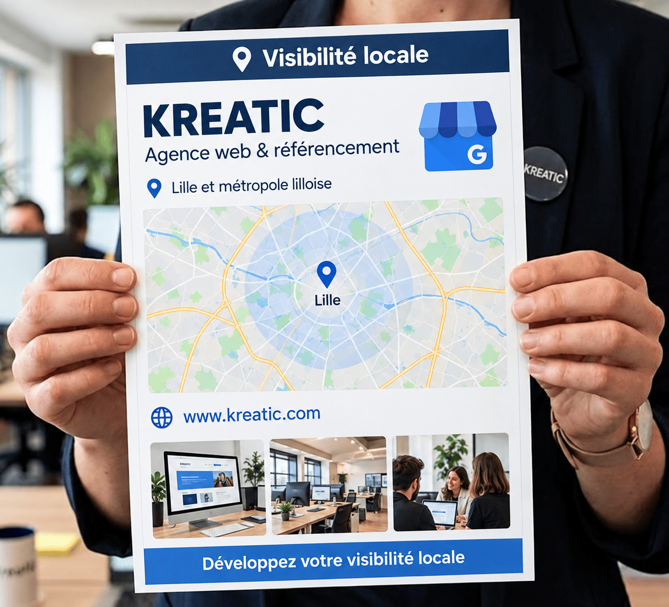 Visibilit&eacute; locale d&rsquo;une entreprise sur Google Maps &agrave; Lille