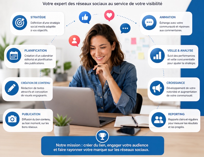 Community manager KREATIC aux commandes des r&eacute;seaux d&rsquo;une entreprise de la m&eacute;tropole