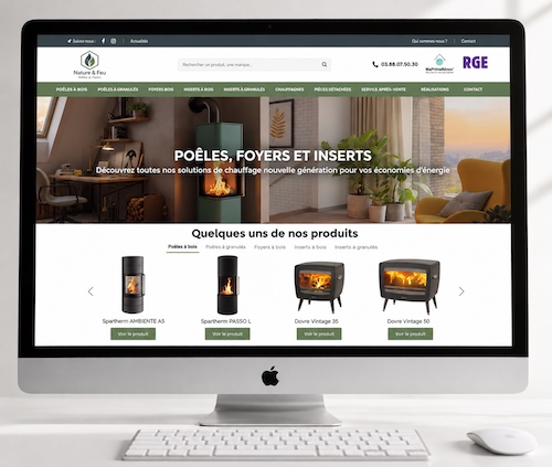Site catalogue de po&ecirc;les &agrave; granul&eacute;s