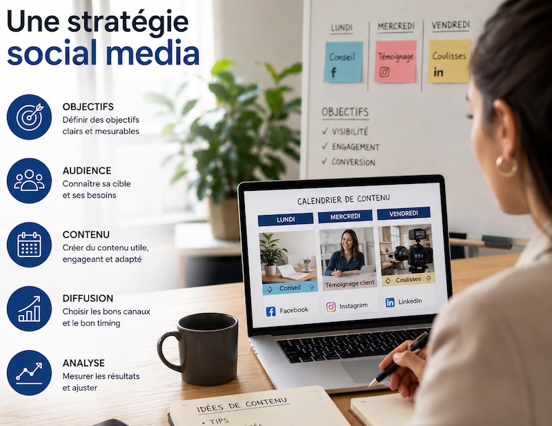 Stratégie social media d’une agence digitale à Lille