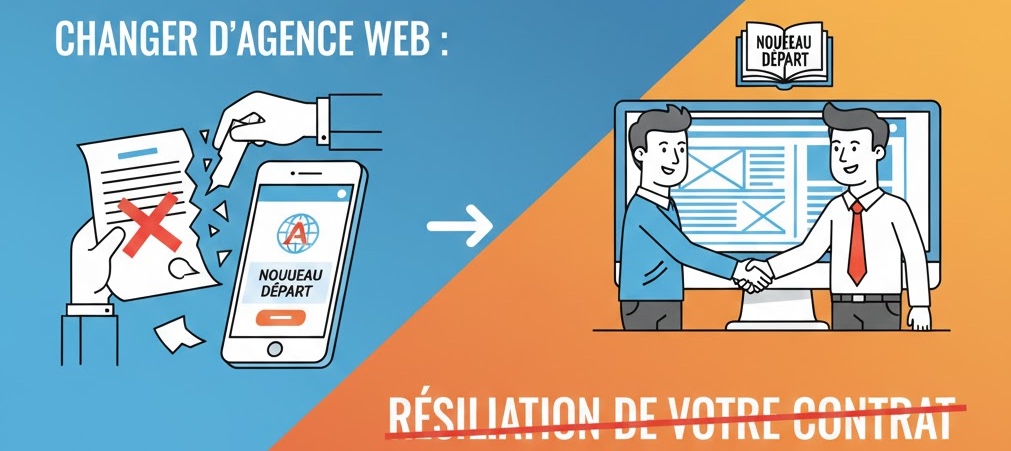 résiliation contrat web